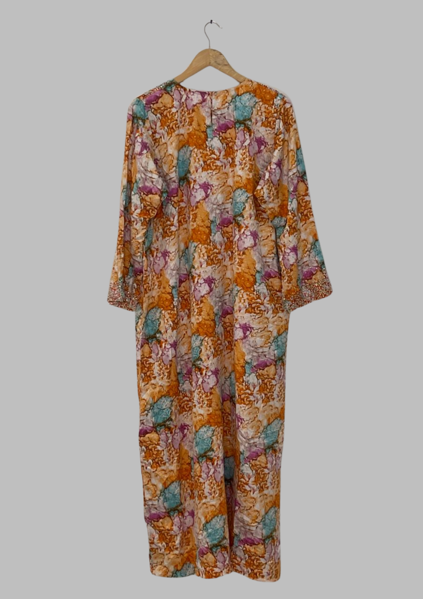 Abaya perlée - L/XL - A13