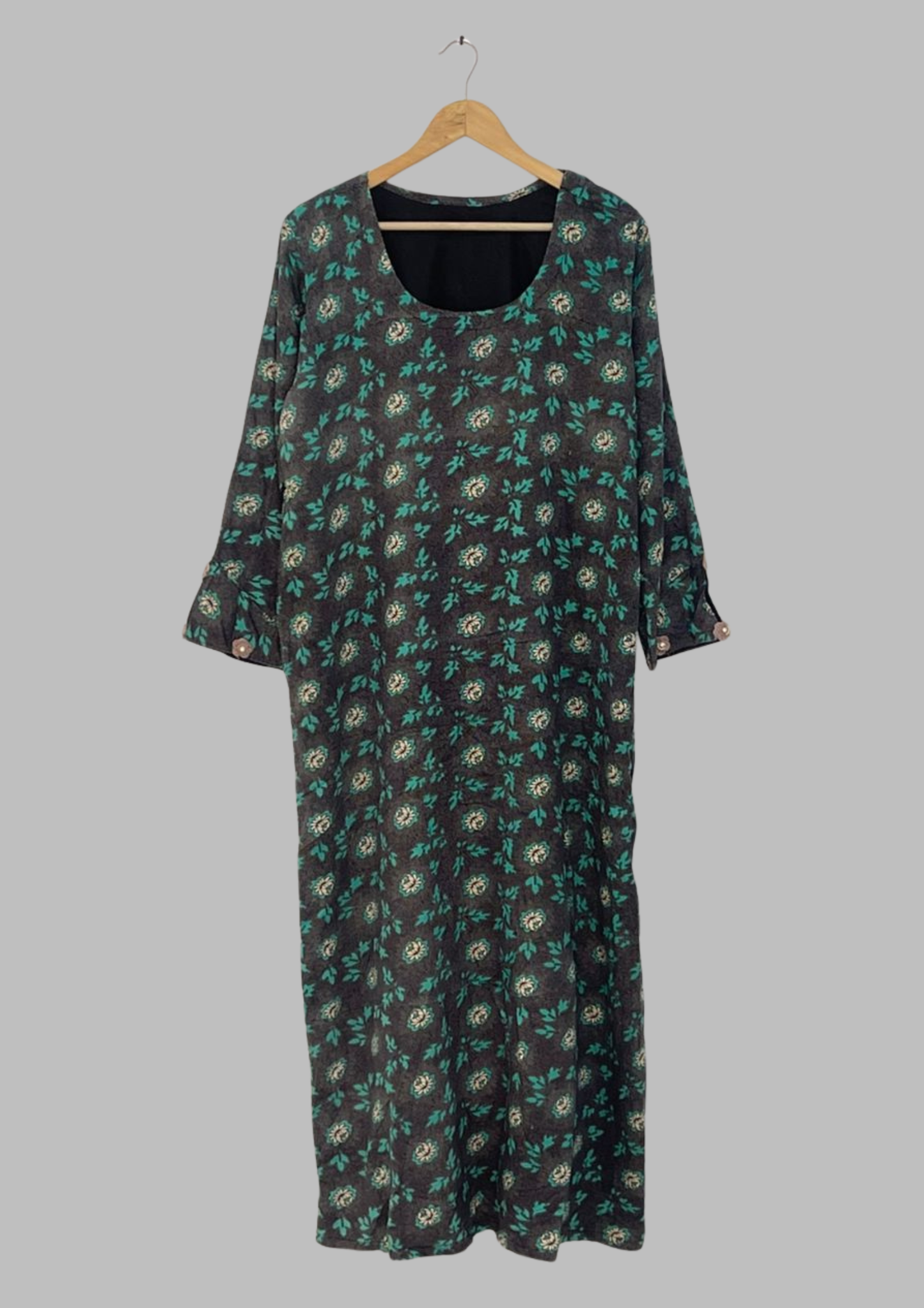 Abaya florale - Taille L/XL - A16