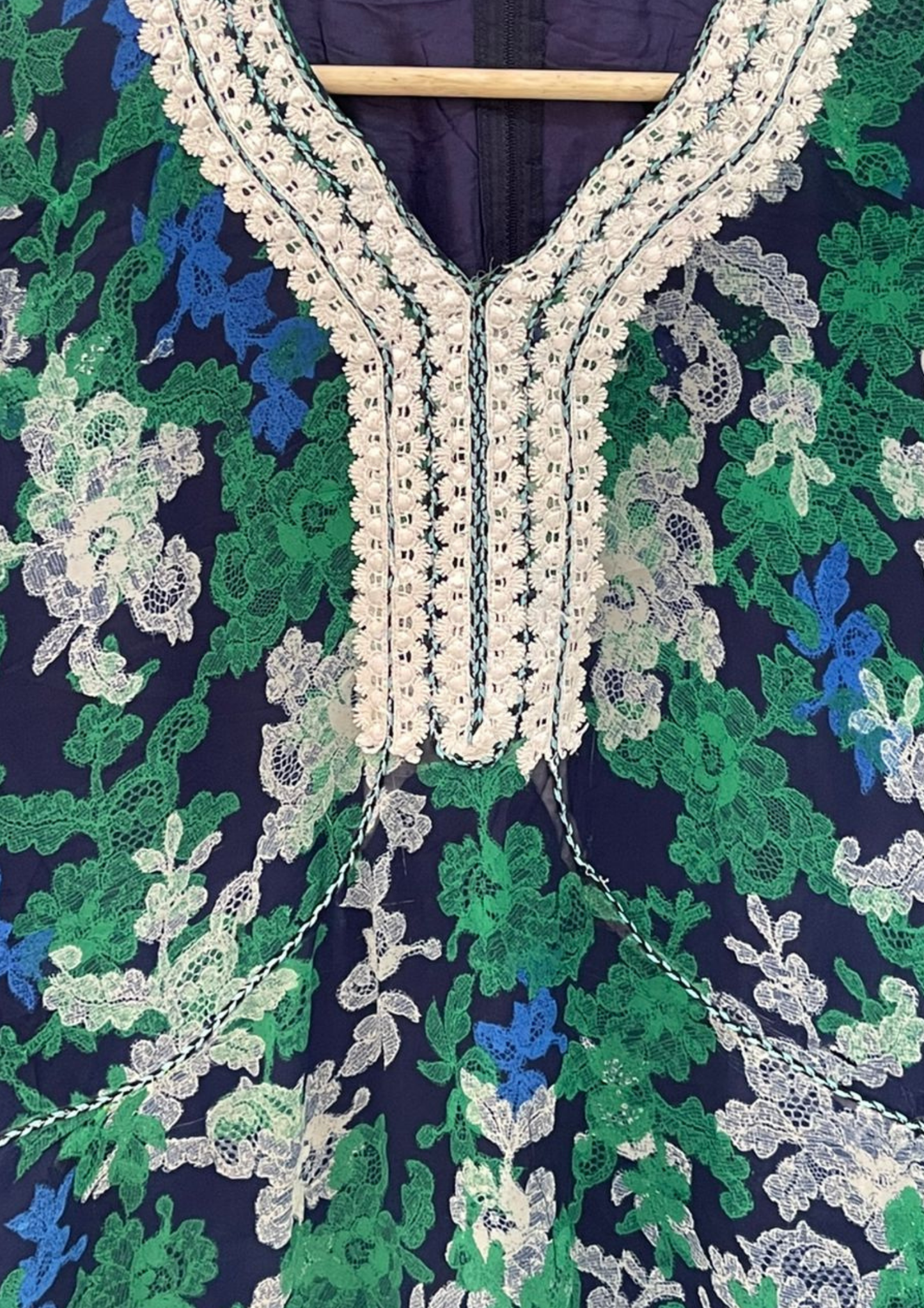 Abaya florale - Taille M/L - A17