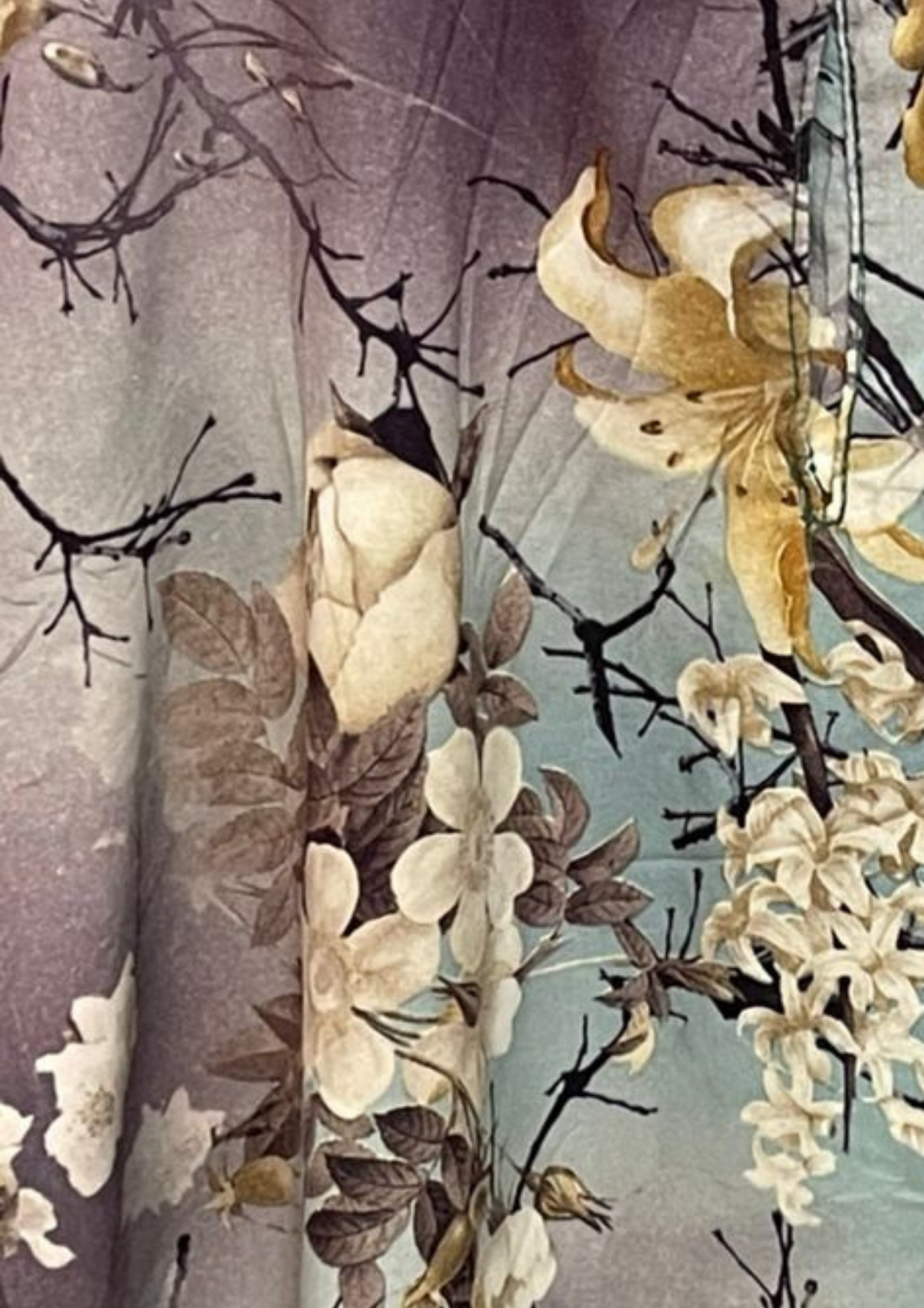 Abaya florale - Taille M/L - A21
