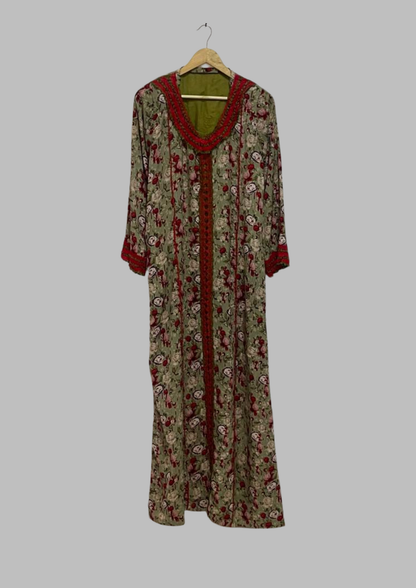 Abaya florale - Taille L - A24
