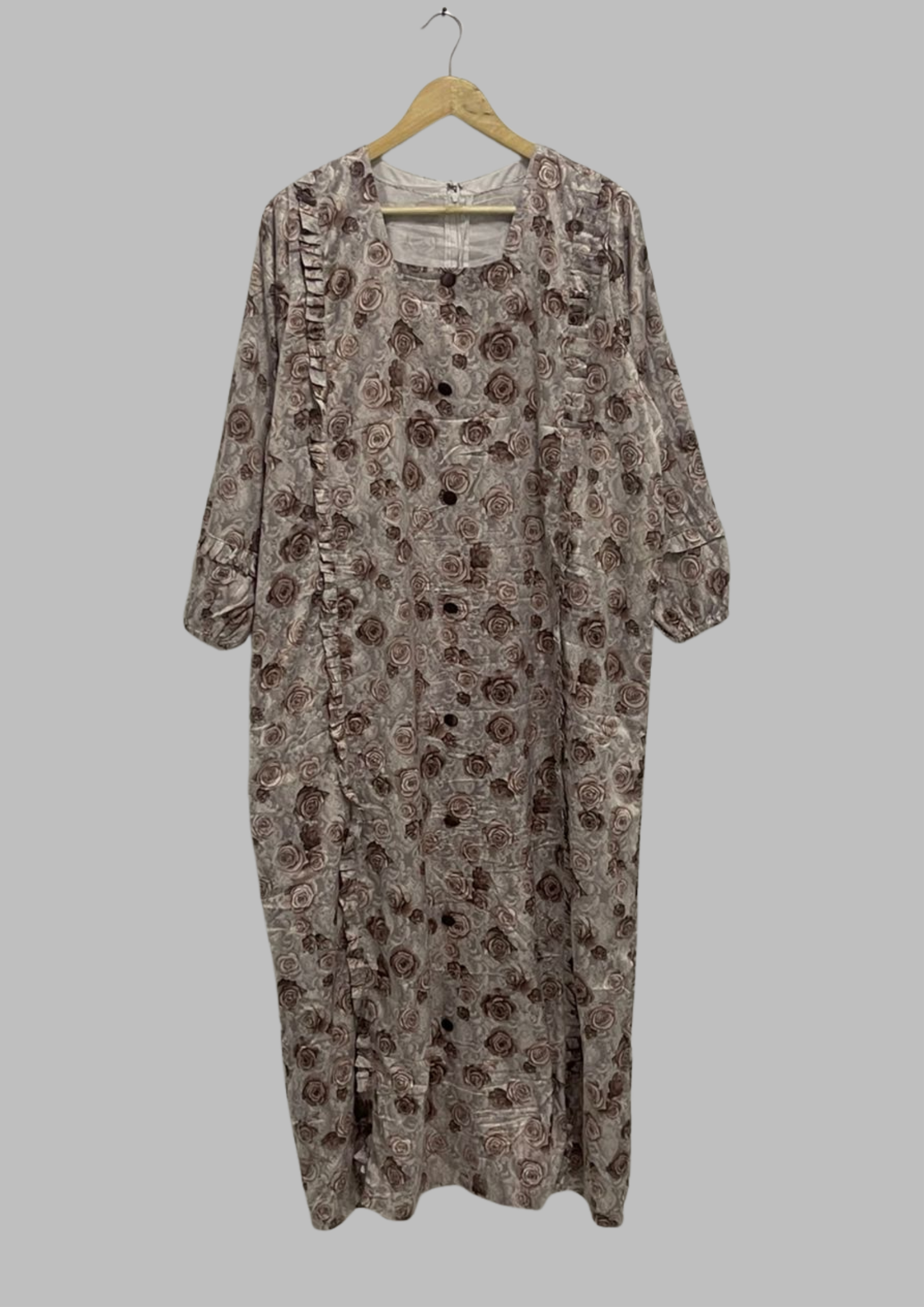 Abaya florale - Taille L/XL - A26