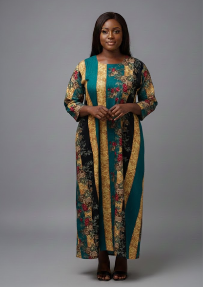 Abaya plissée - M/L - A2