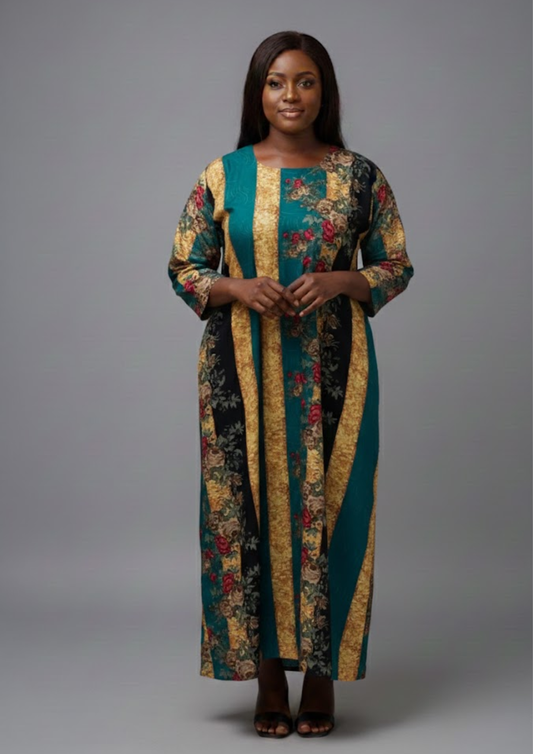 Abaya plissée - M/L - A2