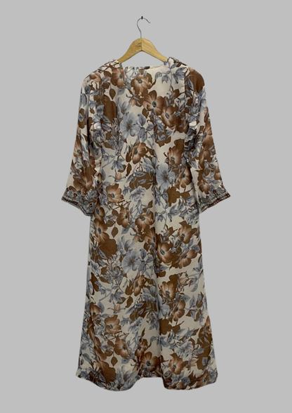 Abaya florale - Taille S/M - A30