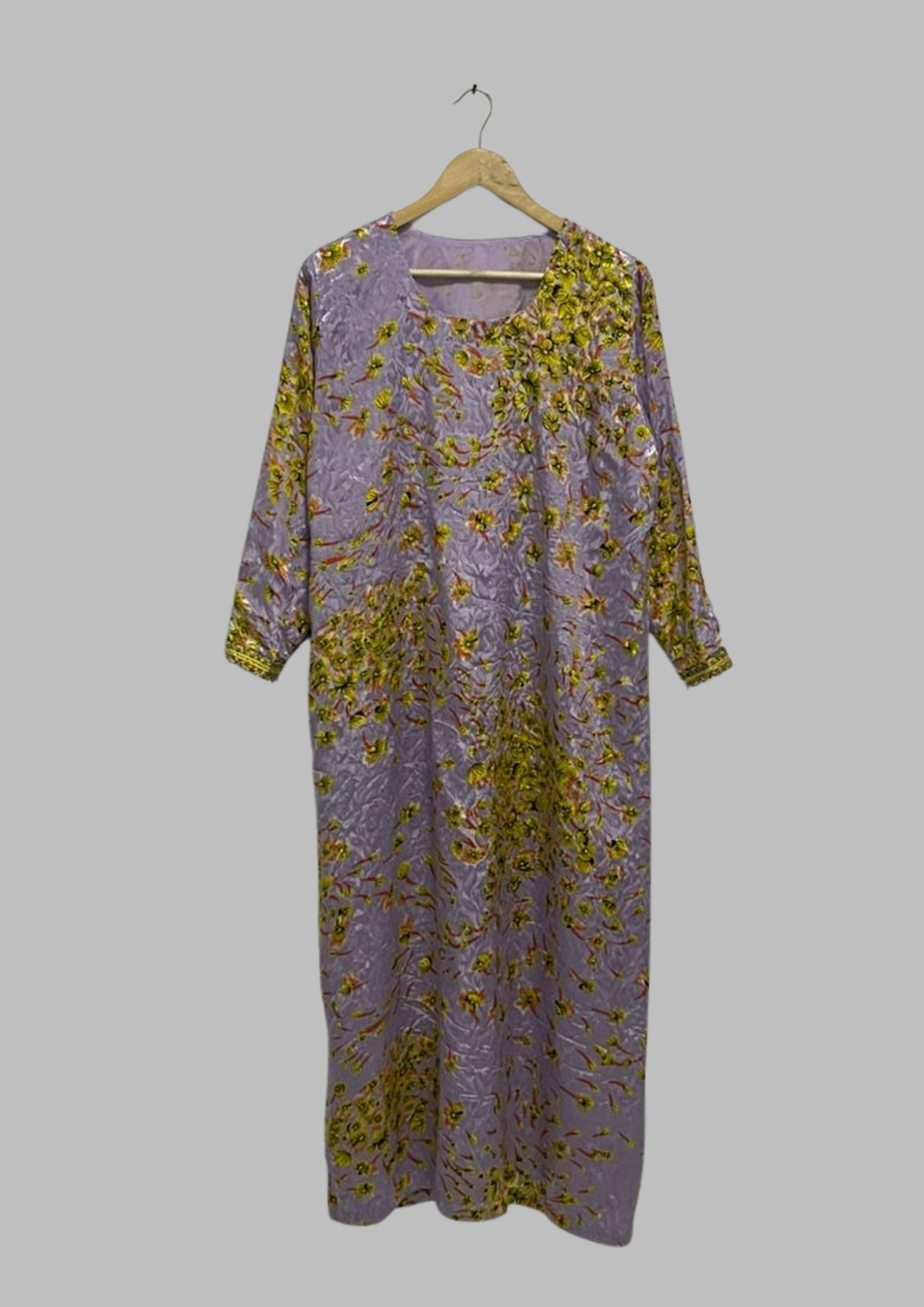 Abaya florale - Taille L - A32