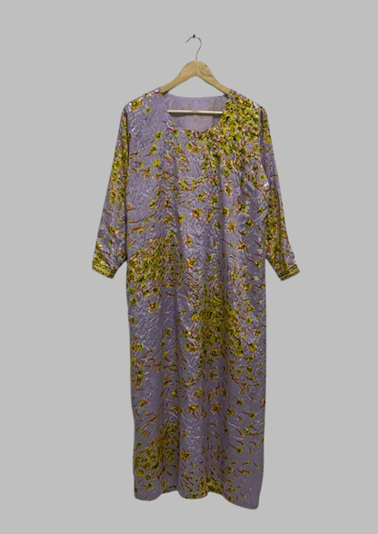 Abaya florale - Taille L - A32