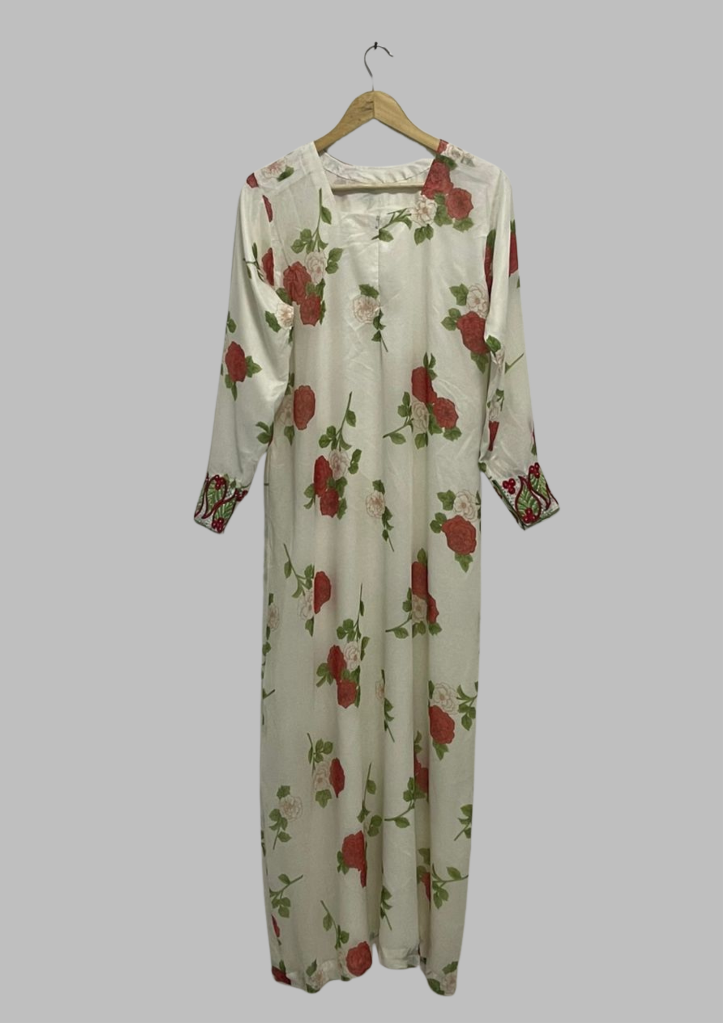Abaya florale - Taille M/L - A38