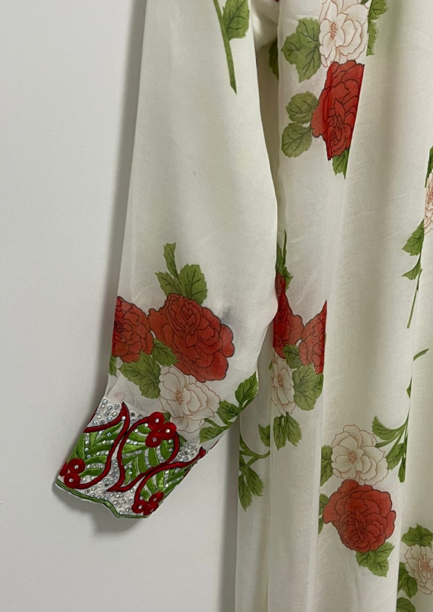 Abaya florale - Taille M/L - A38