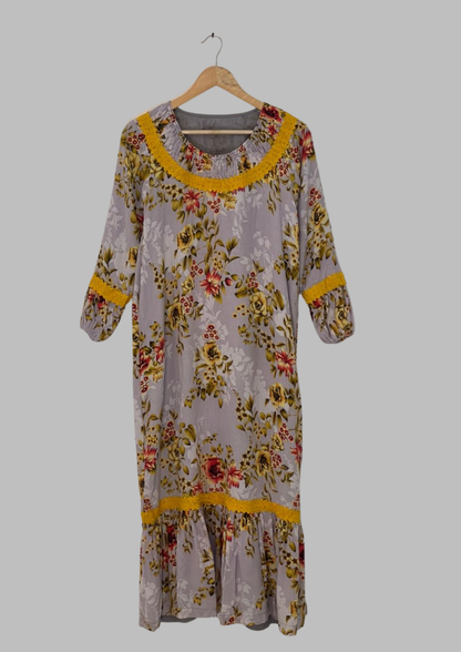Abaya brodée - L - A3