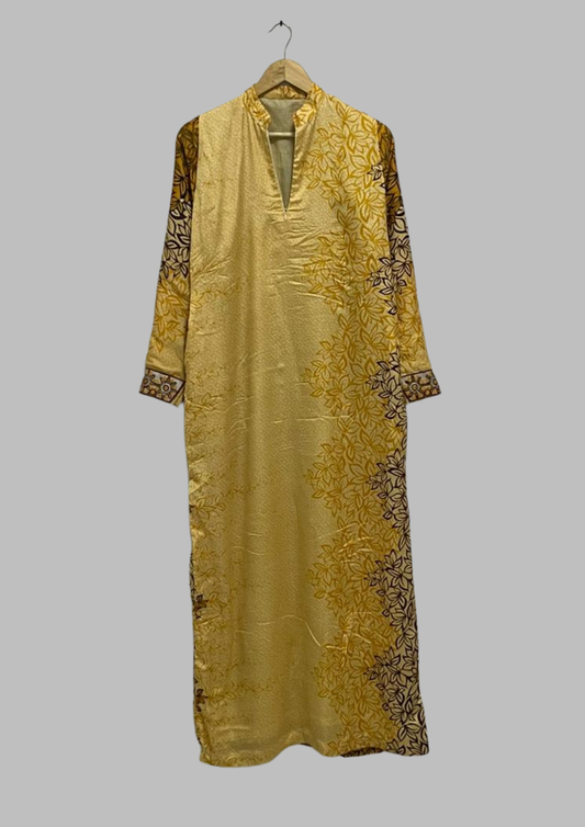 Abaya florale - M/L - A42