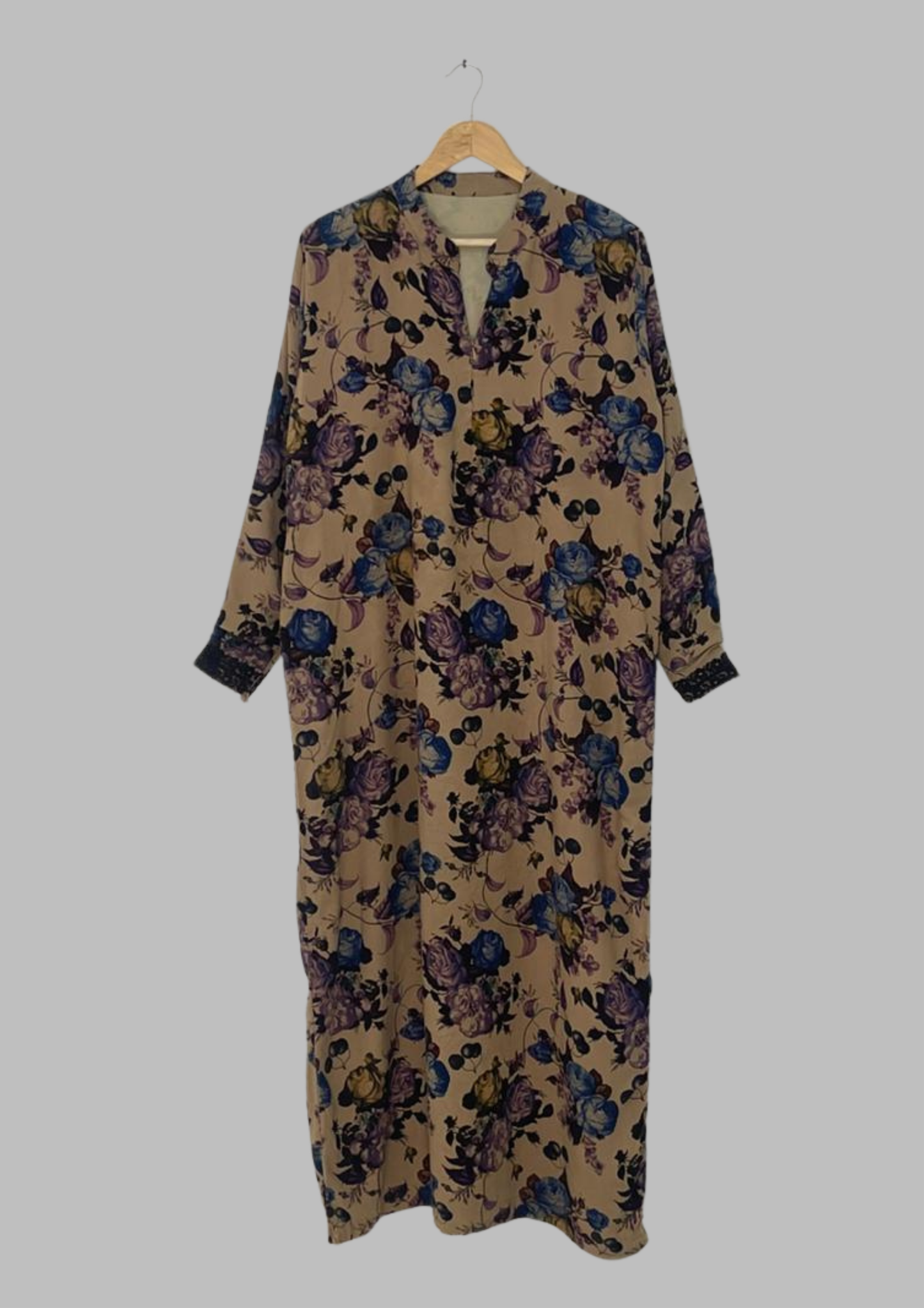 Abaya florale - XL - A50
