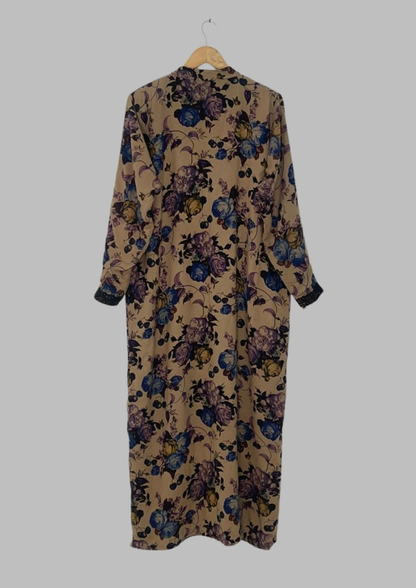 Abaya florale - XL - A50