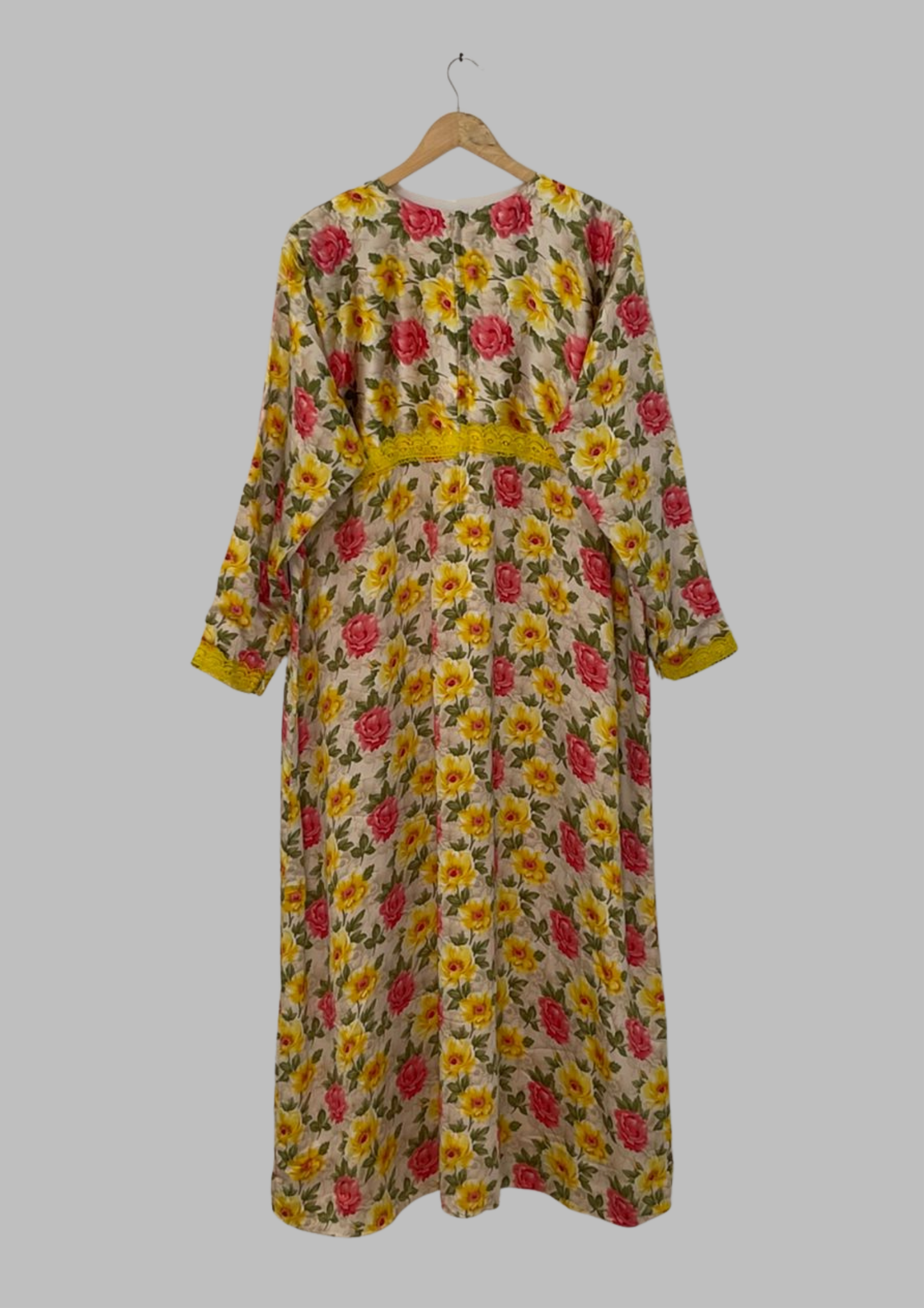 Abaya florale - 2XL - A53