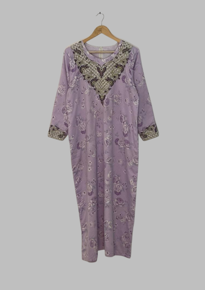 Abaya florale - M/L - A54