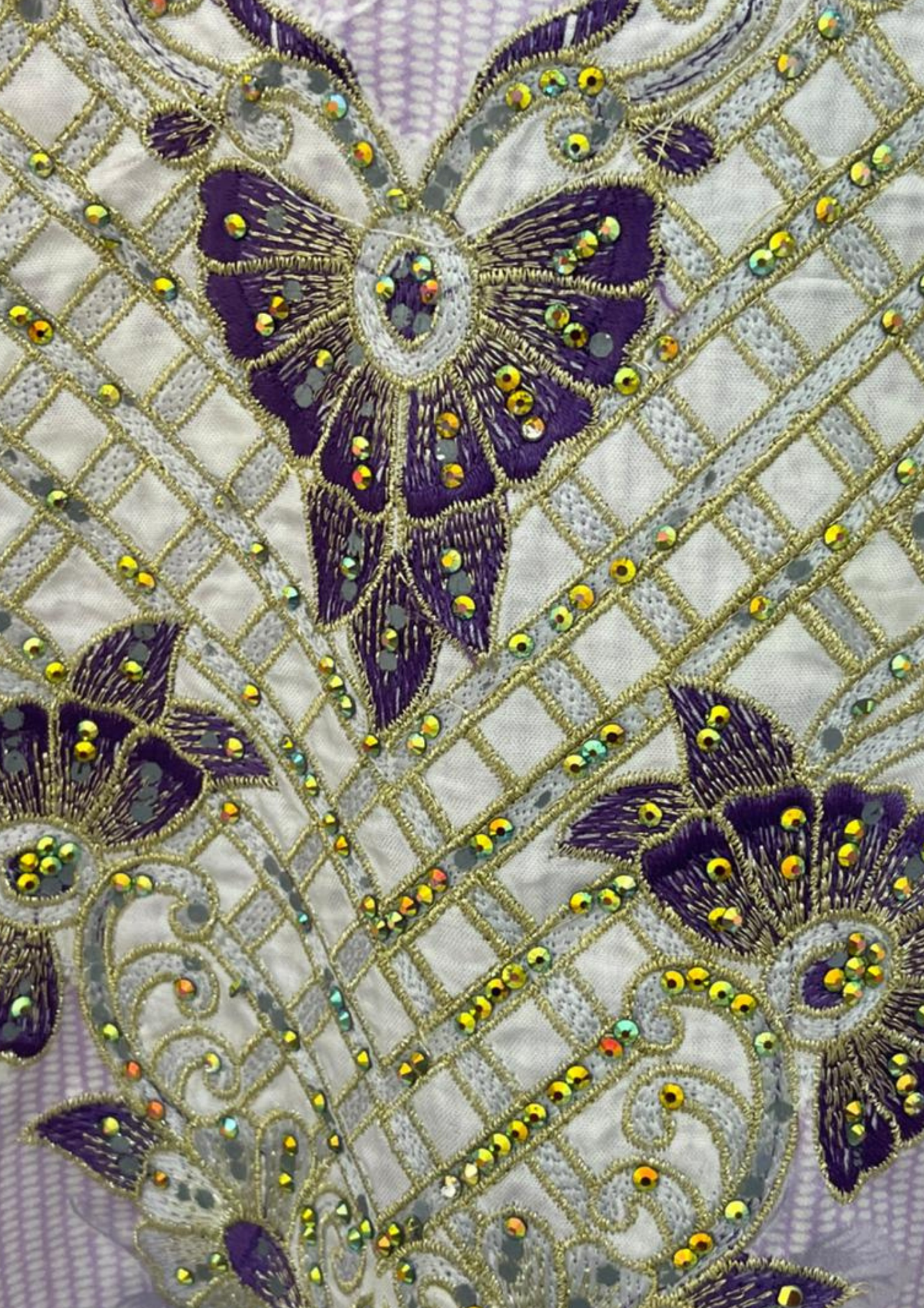 Abaya florale - M/L - A54