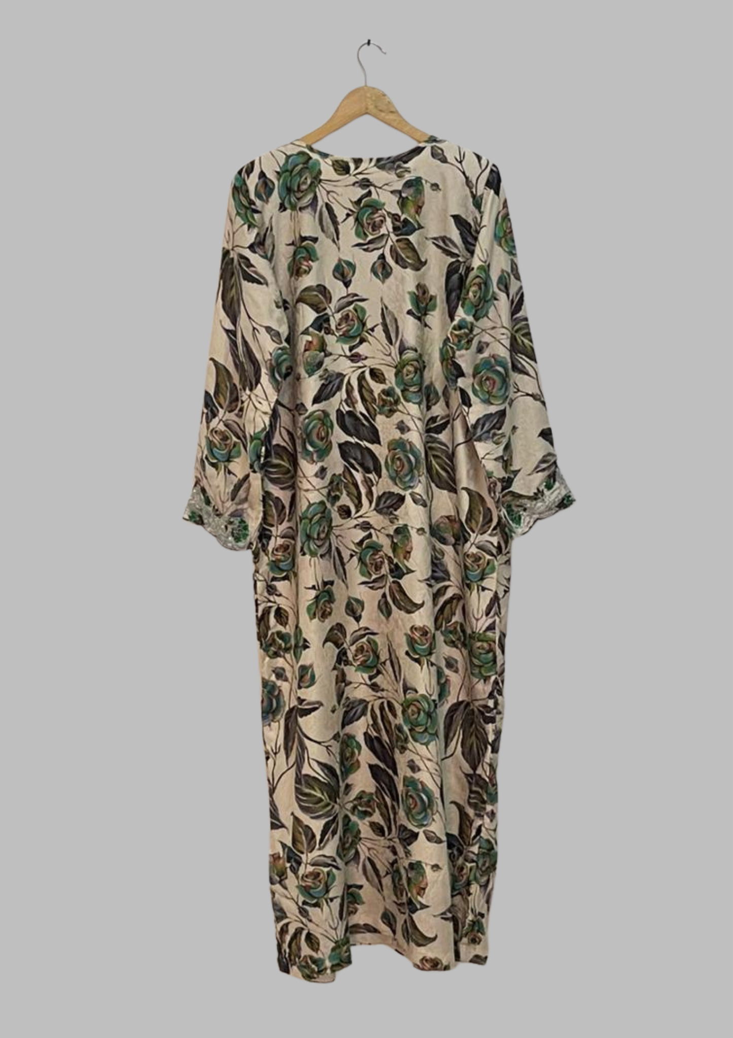 Abaya florale - XL - A57