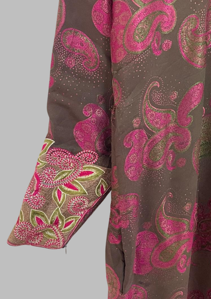 Abaya motifs brocart - XL - A59
