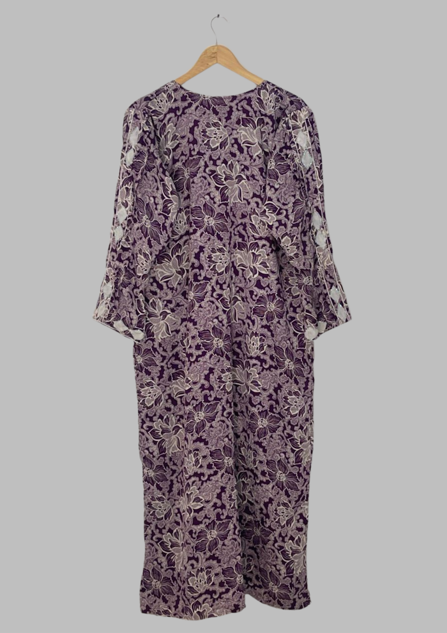 Abaya florale - L/XL - A5
