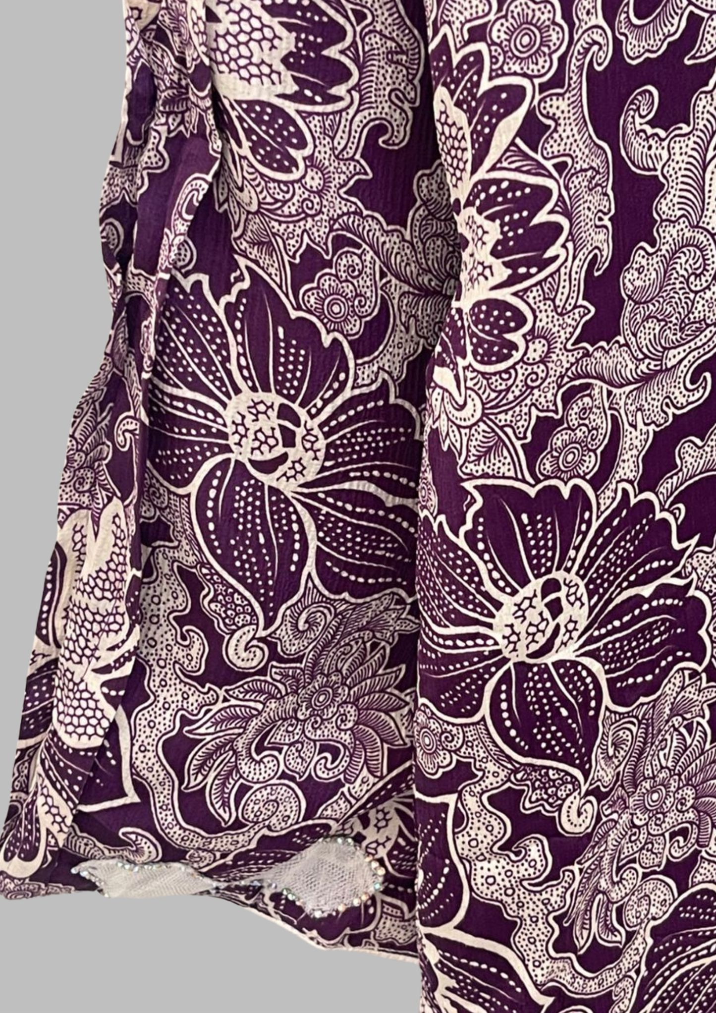 Abaya florale - L/XL - A5