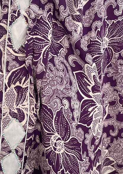 Abaya florale - L/XL - A5