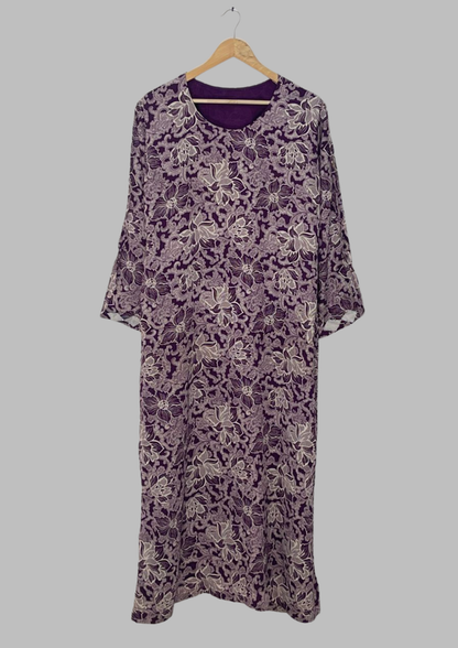 Abaya florale - L/XL - A5