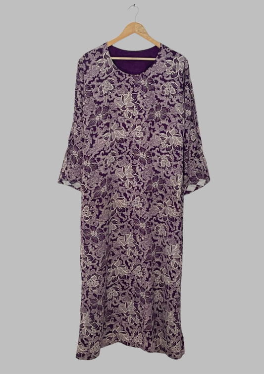 Abaya florale - L/XL - A5