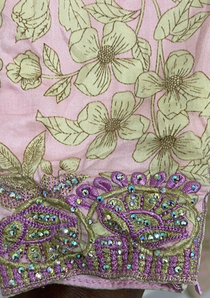 Abaya florale - XL - A60