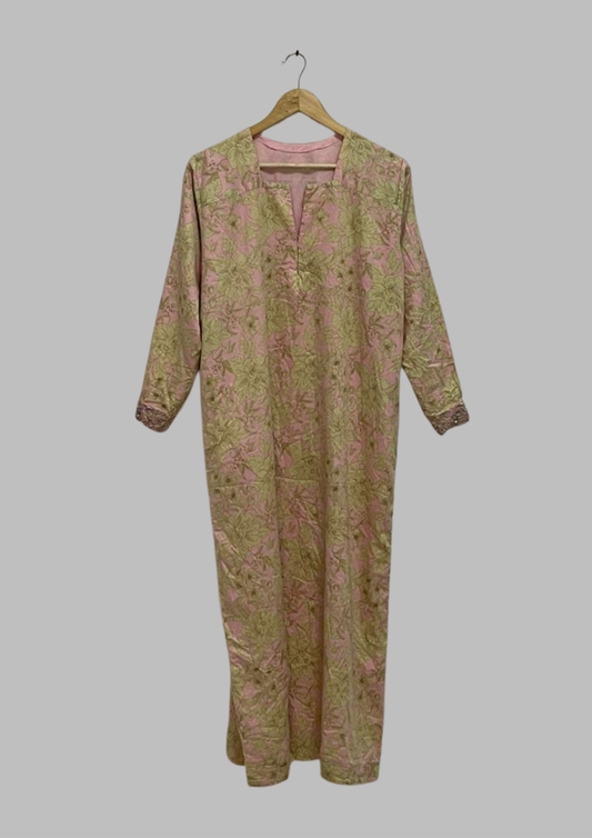 Abaya florale - XL - A60