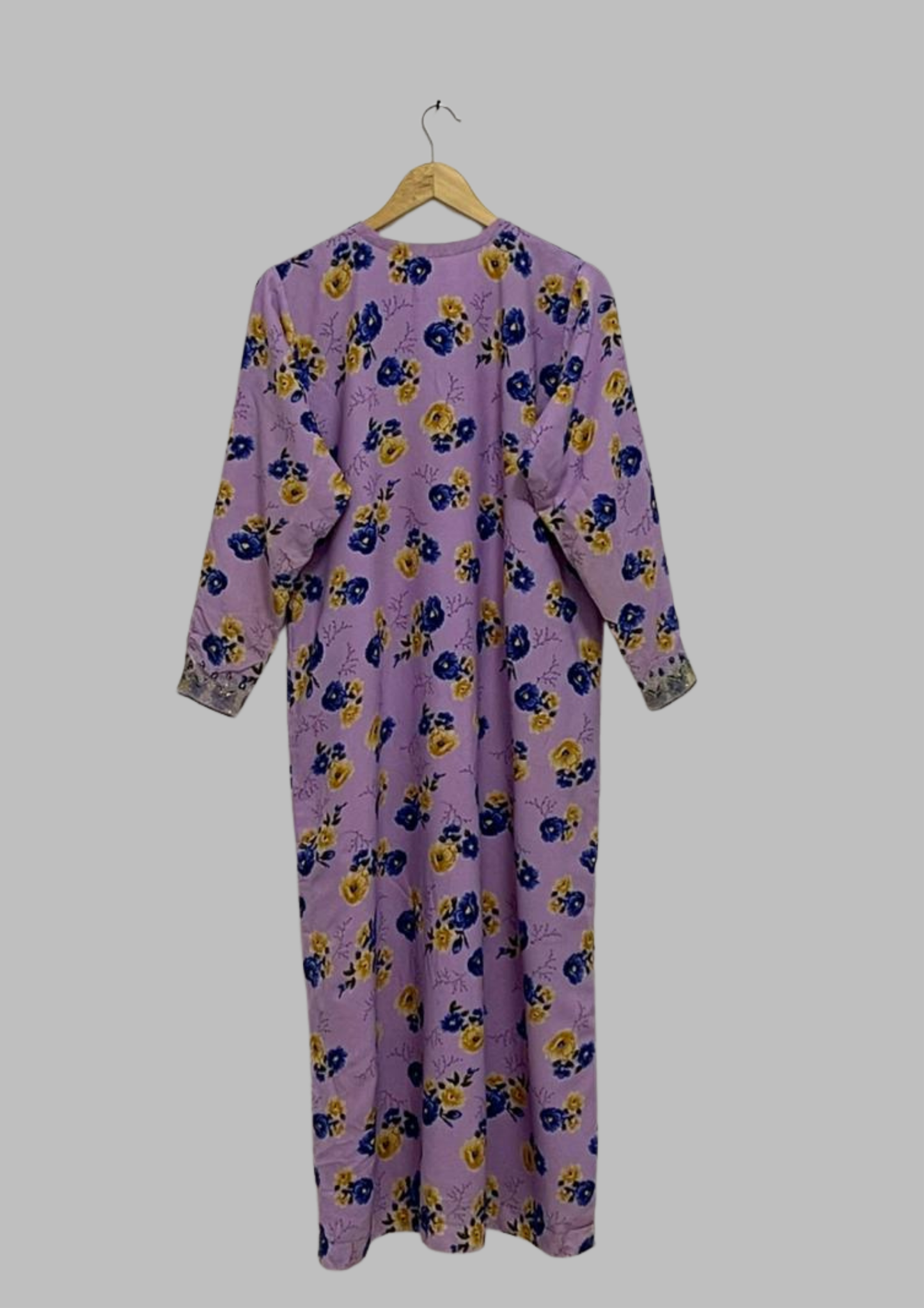 Abaya florale - XL - A62