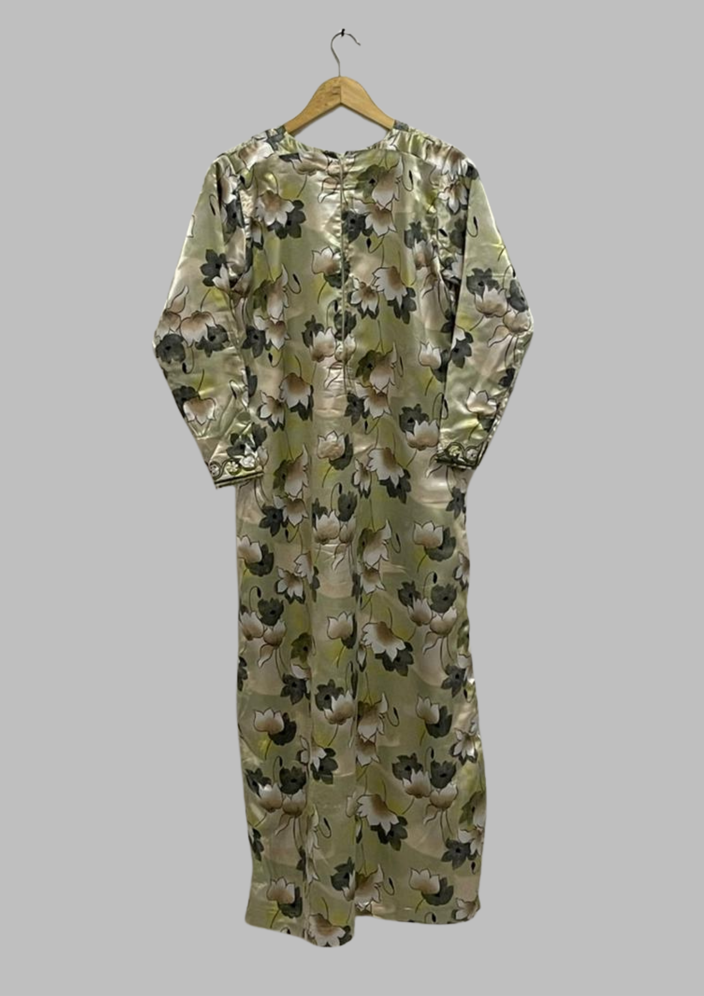 Abaya florale - L/XL - A63