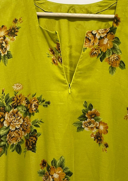 Abaya florale - M/L - A66