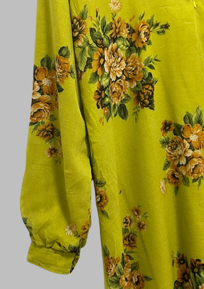 Abaya florale - M/L - A66