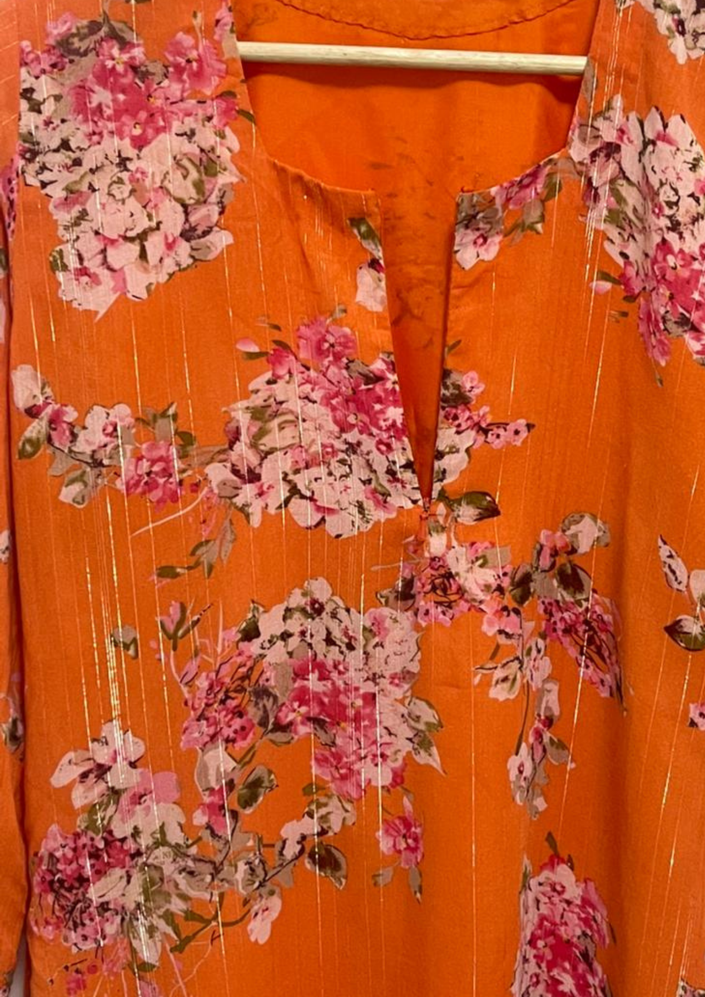 Abaya florale - M/L - A70