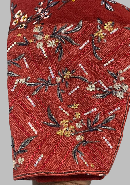 Abaya florale - M/L - A72