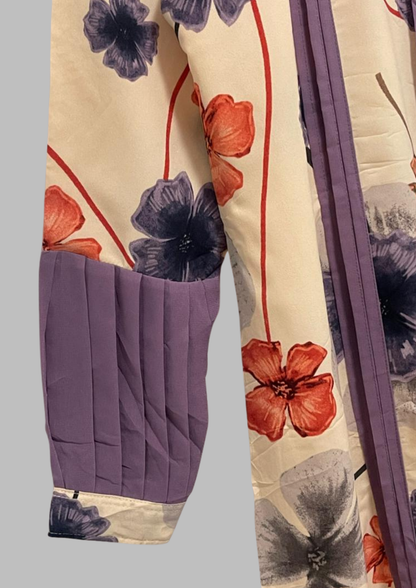 Abaya florale - M/L - A75