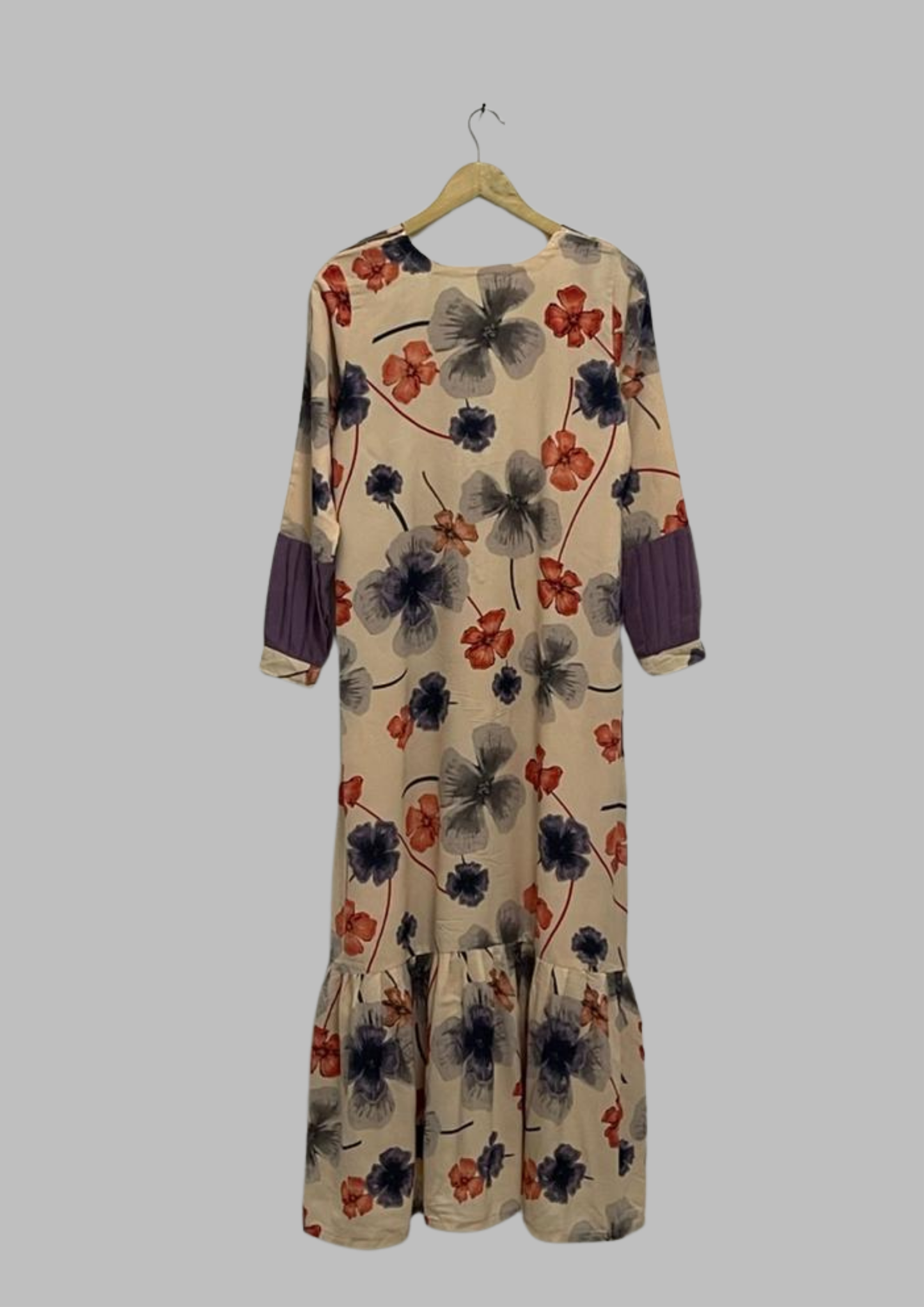 Abaya florale - M/L - A75