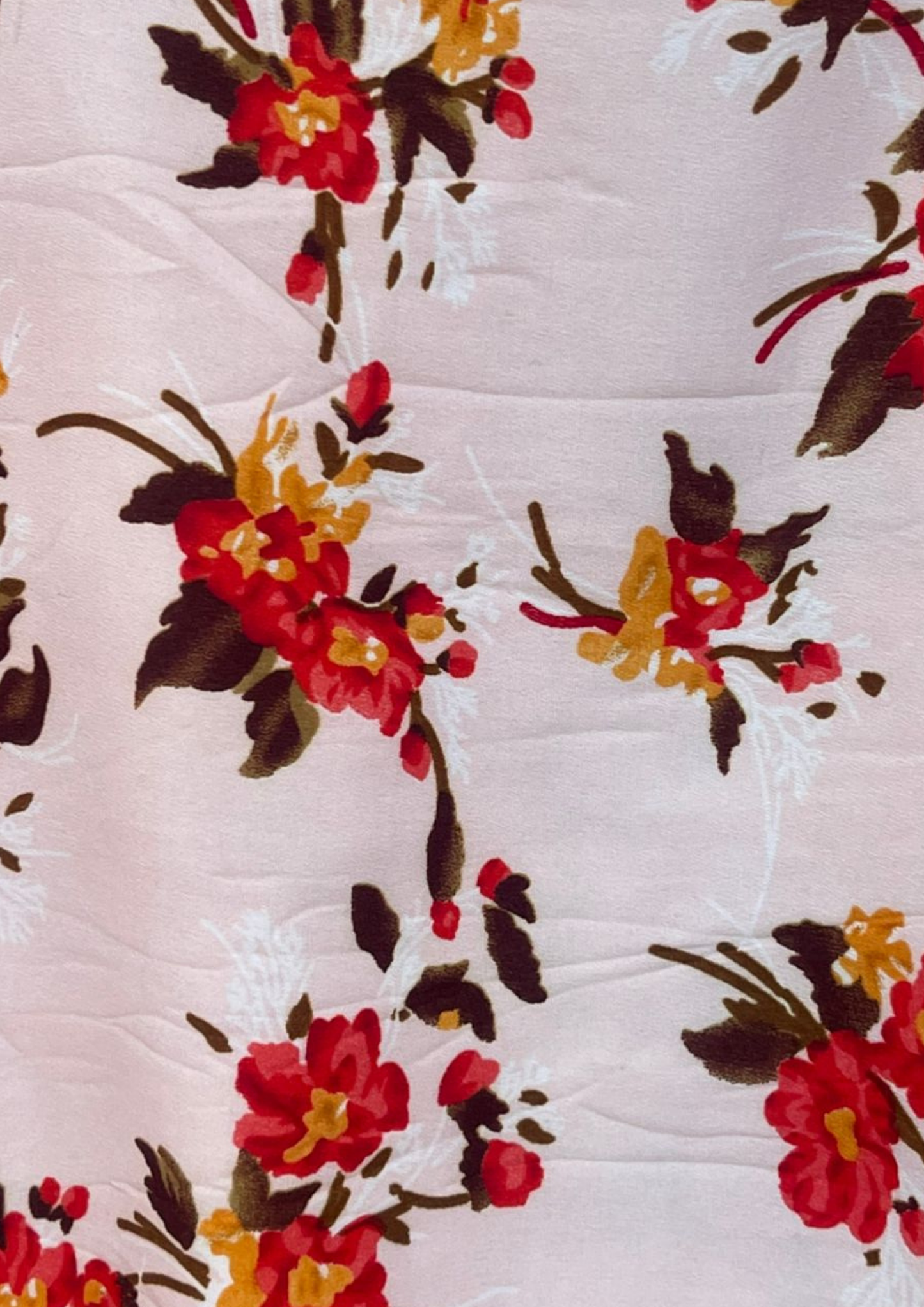 Abaya florale - S/M - A79