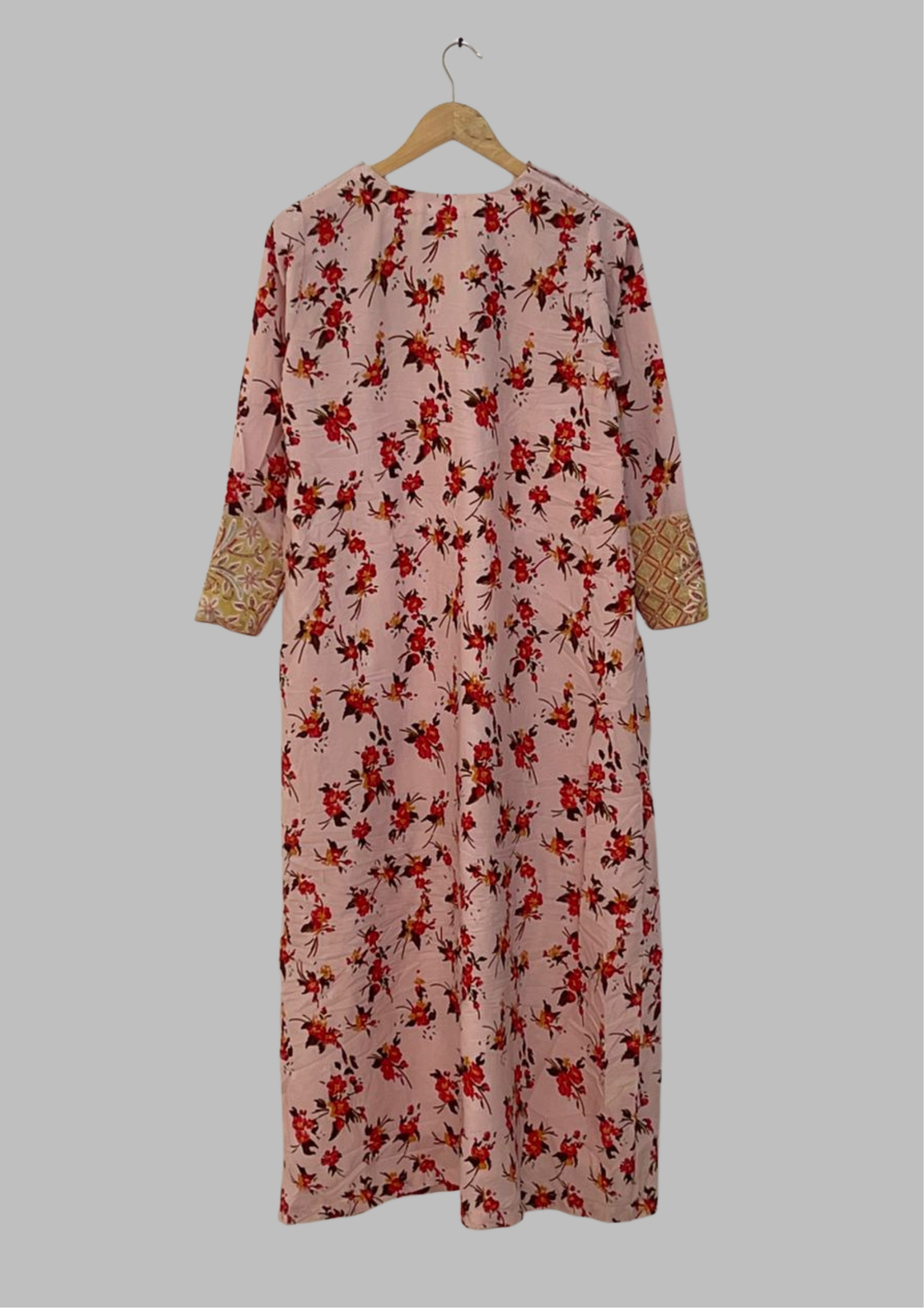 Abaya florale - S/M - A79