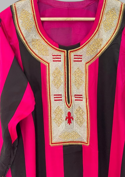 Abaya bandes - L/XL - A7