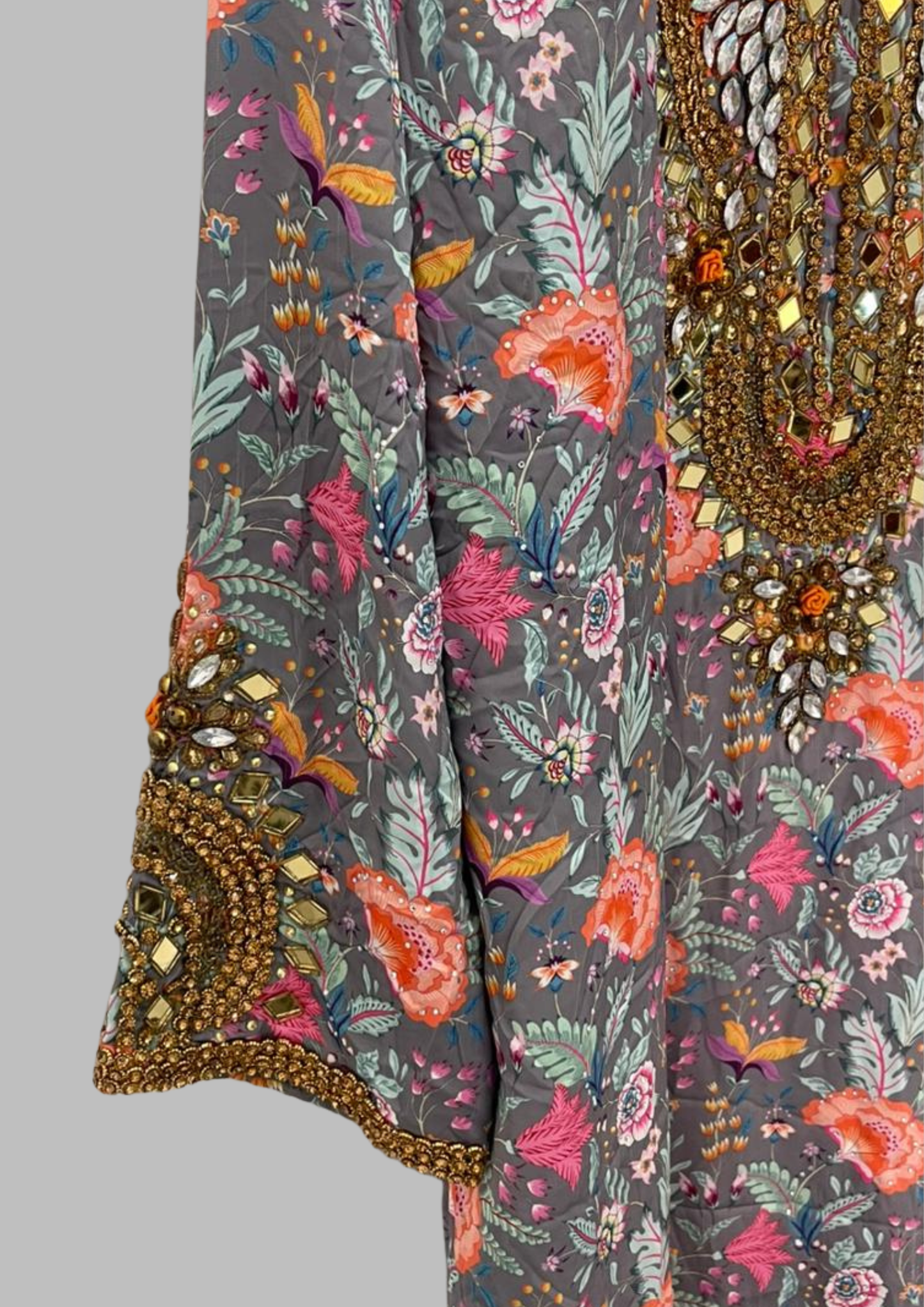 Abaya perlée - M/L - A80