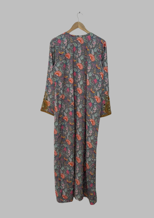 Abaya perlée - M/L - A80