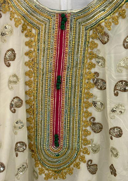 Abaya motifs brillants - S/M - A81