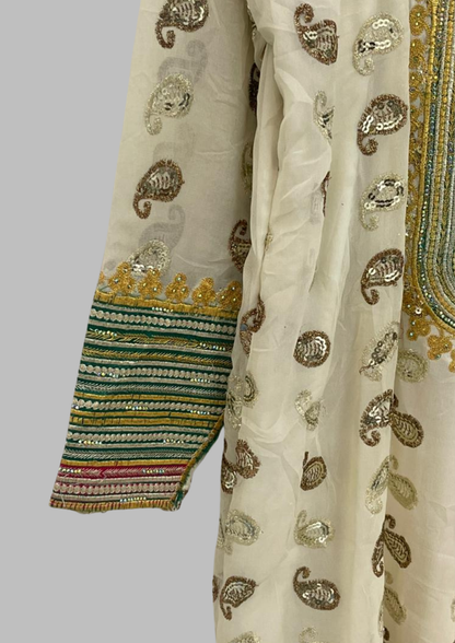 Abaya motifs brillants - S/M - A81