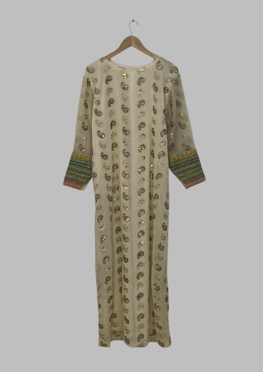 Abaya motifs brillants - S/M - A81