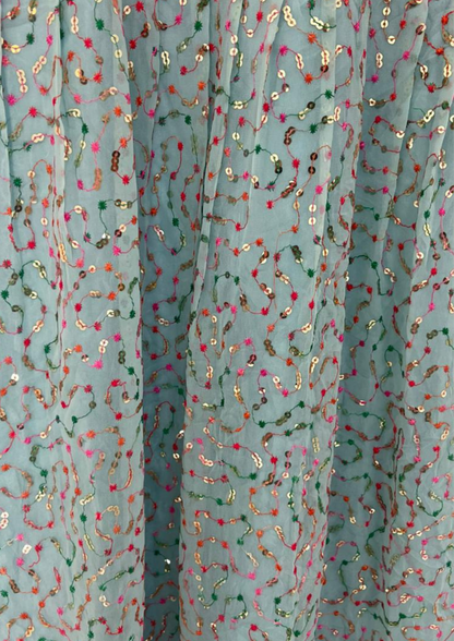 Abaya à paillètes - S/M - A82