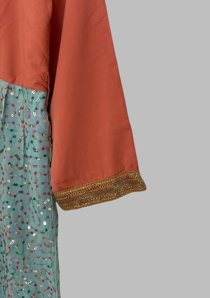 Abaya à paillètes - S/M - A82