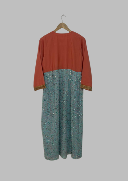 Abaya à paillètes - S/M - A82