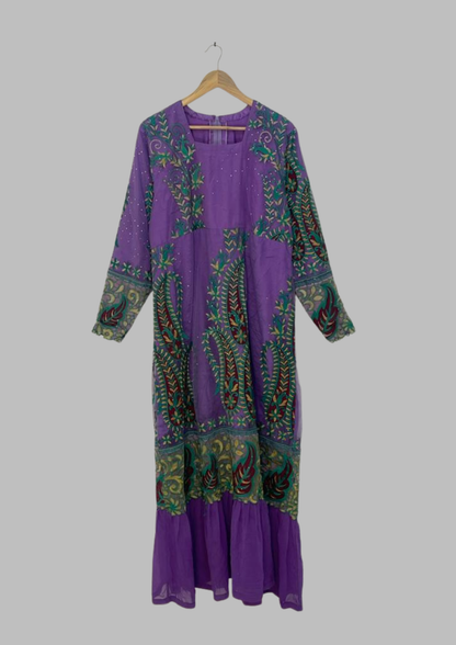 Abaya brodée - L/XL - A84