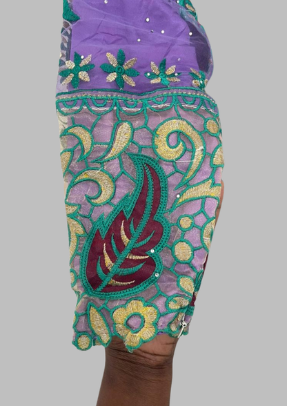 Abaya brodée - L/XL - A84